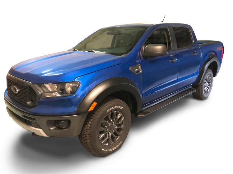 Bushwacker 2019 Ford Ranger Supercrew Extend - A - Fender Style Flares 4pc - Black Fender Flares & Trim offroad accessory | Iron Ridge Offroad