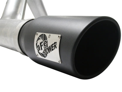 aFe 4in Aluminized Steel Cat-Back Exhaust | Ford F-150 11-14 V6 3.5L (49-03041-B)