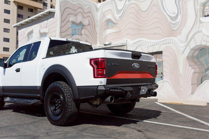 Addictive Desert Designs HoneyBadger Rear Bumper w/ 10in SR LED Mounts | Ford F-150 Raptor (17-20)