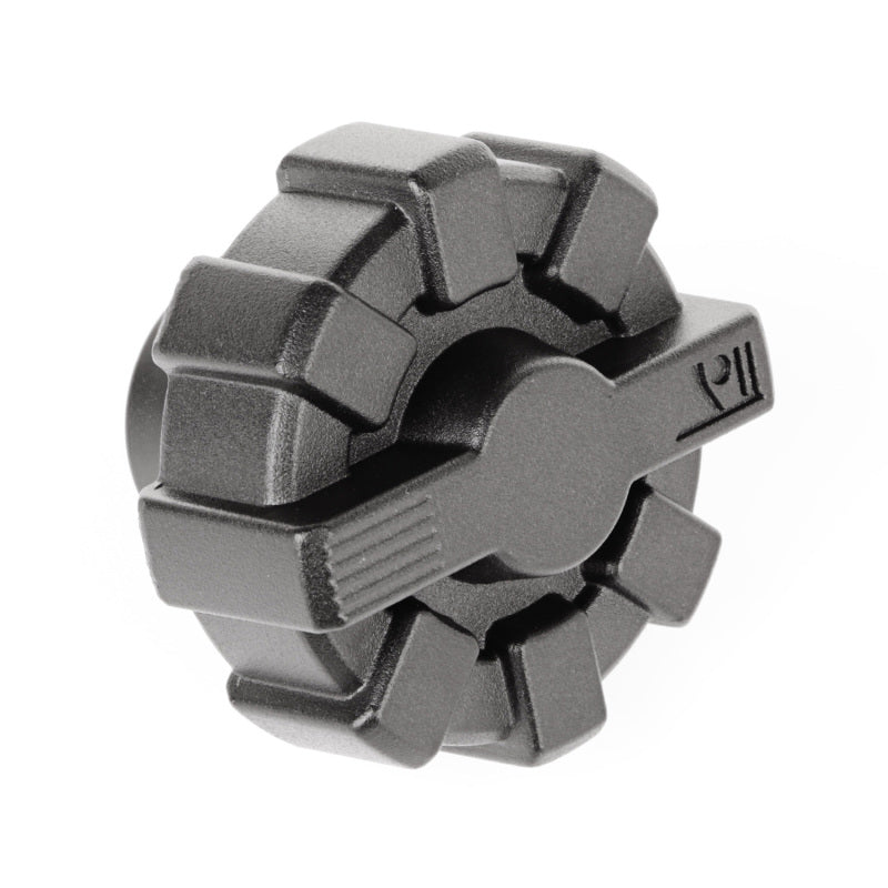 Rugged Ridge Black Elite Aluminum Fuel Cap | Jeep Gladiator JT (20-25) / Wrangler JK/JL (07-25)