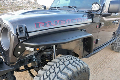 Fabtech Steel Tube Front Fenders: Jeep Gladiator (20-24) / Wrangler (18-24)