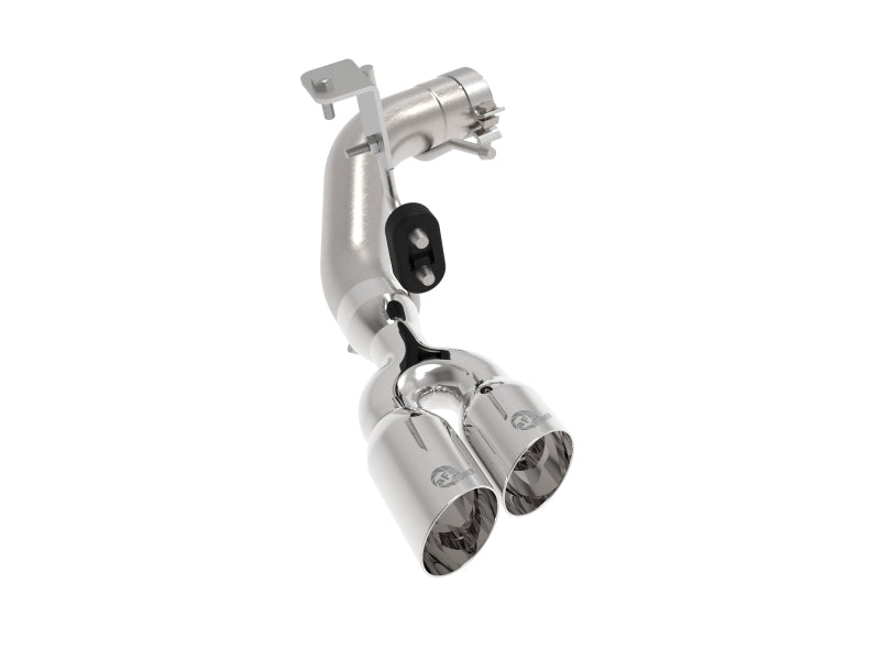 aFe 3in Axle-Back Exhaust Side Exit w/ Polished Tips | Ford Ranger (19) (49-33110-P)