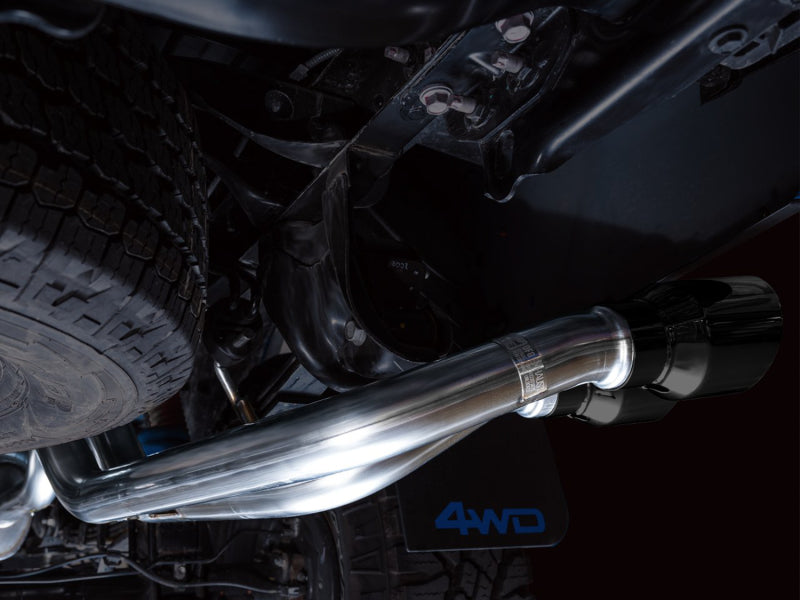 AWE 16-22 Toyota Tacoma Dual Catback Exhaust w/ BashGuard | Toyota Tacoma (16-19, 20-23) (3015-33826)