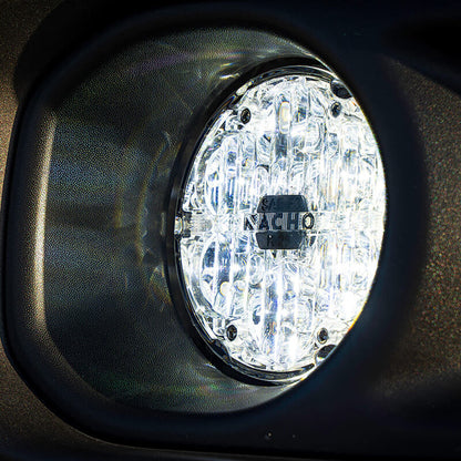 ARB V3JW2KWSO Nacho Quatro SAE White Plug N Play Fog Light Kit | Jeep JL/JT (20-25/18-25) (V3JW2KWSO)