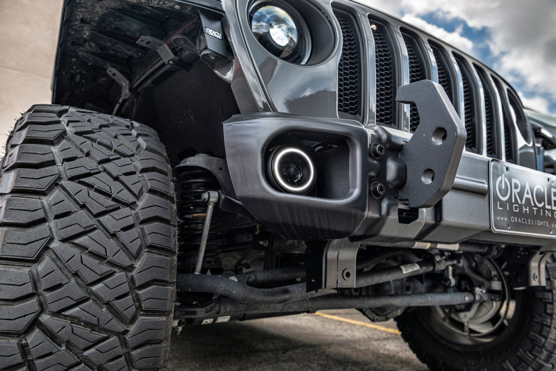 ORACLE Lighting Hi-Perf LED Fog Lights (FRONT): Jeep Wrangler / Gladiator (07-26) - Black