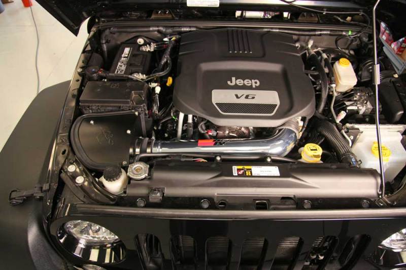 K&N 77 Series Cold Air Intake: Jeep Wrangler 3.6L V6 2012 - 2018