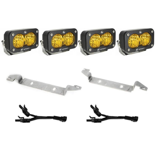 Baja Designs S2 Sport Dual Fog Pocket Light Kit | Toyota Tacoma (24+)