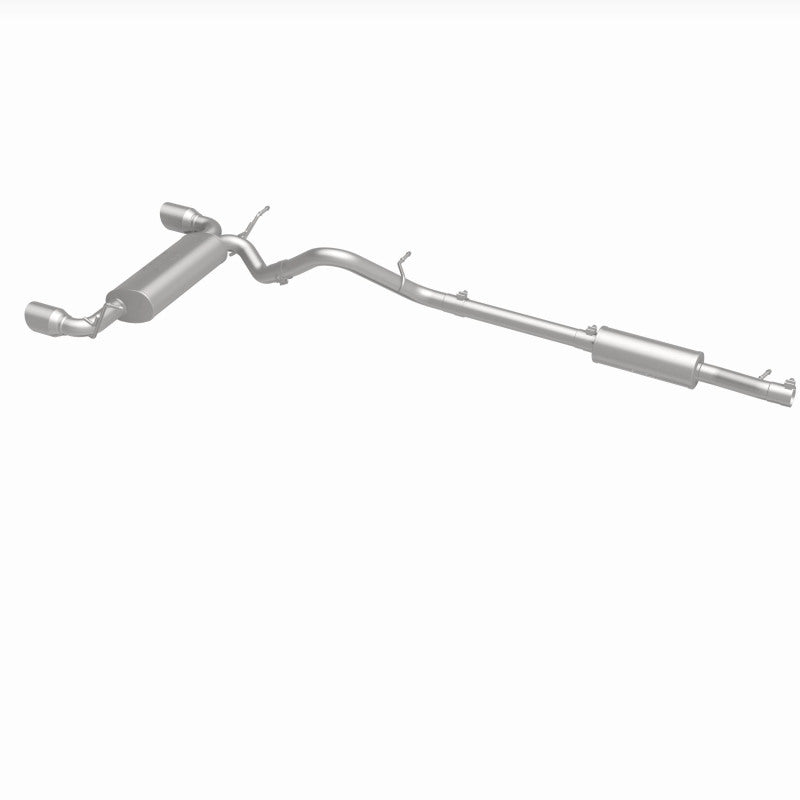 MagnaFlow Cat-Back Exhaust Black Tips (REAR): Jeep Wrangler 2012-2017 3.6L V6