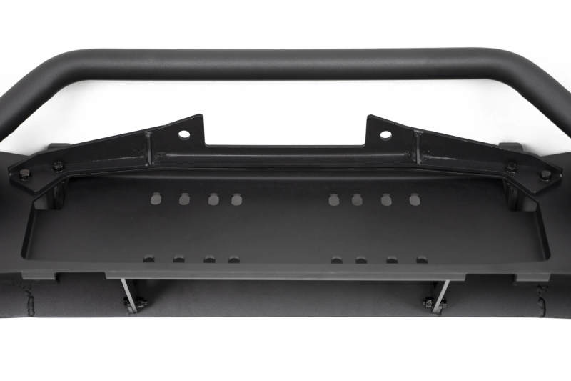 DV8 Offroad FS-1 Series Stubby Front Bumper: Jeep Gladiator / Wrangler (18-26) - Black Powder Coat