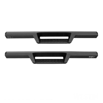 Westin Heavy Duty Textured Black Drop Nerf Step Bars: Jeep Wrangler 2018-2024