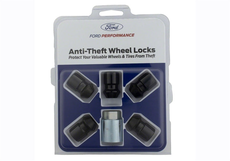 Ford Racing M12X1.5 Black Security Lug Nut Set | Ford Bronco (21-26) (M-1A043-B5)