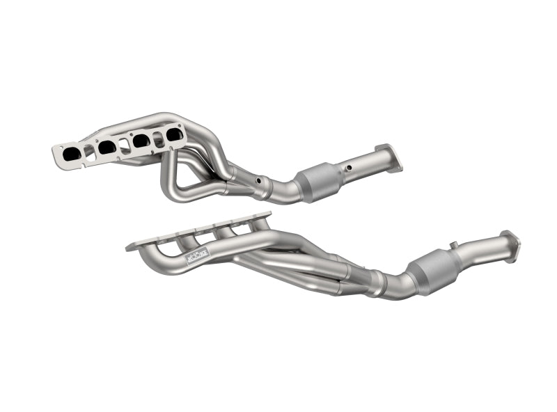 Kooks 1.875" x 3" Longtube Headers & GREEN Catted Mid Pipes (F&R): RAM TRX 2021-2024 6.2L HEMI