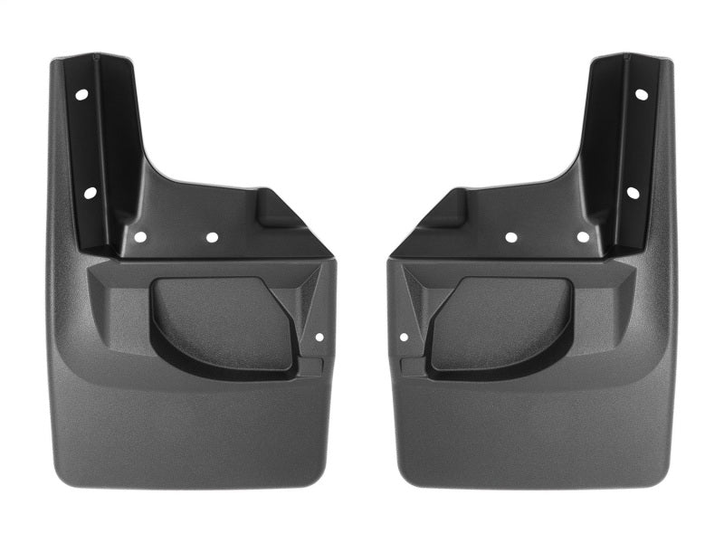 WeatherTech Front MudFlaps (2PC, Black): Jeep Wrangler (18-25) & Gladiator (20-25)