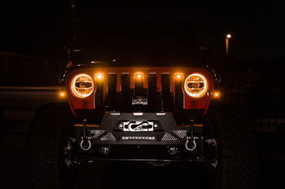 DV8 Offroad Amber Marker Lights: Jeep Wrangler (18-21) / Wrangler JK (18)