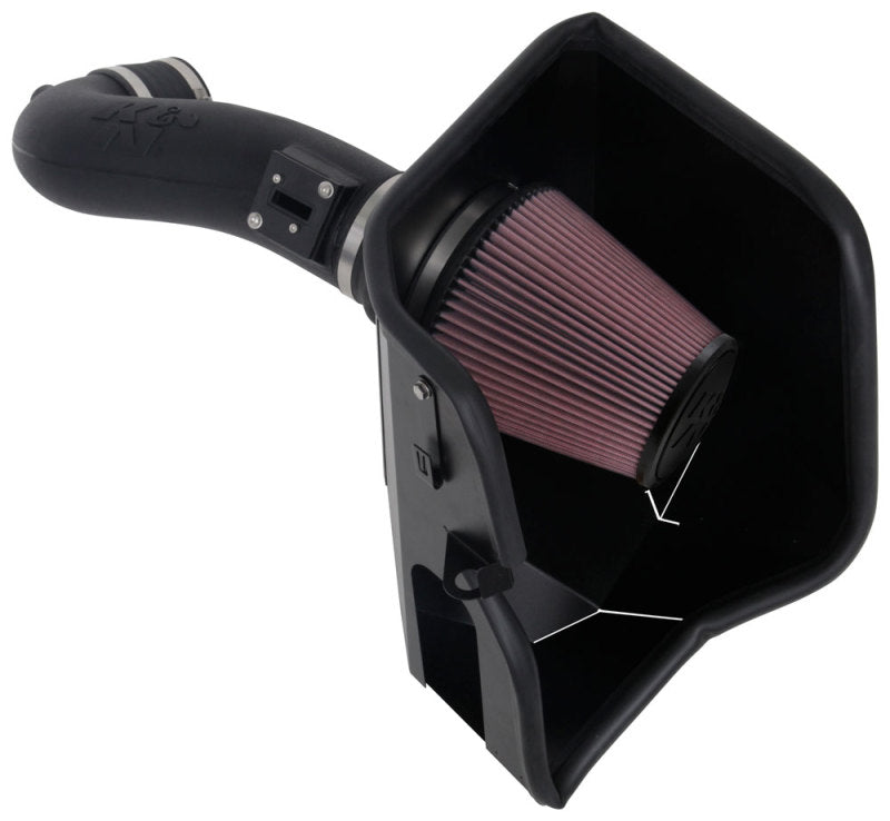 K&N 2019+ Chevrolet 1500 5.3L / 6.2L V8 F/I AirCharger Performance Intake System | Chevrolet 1500 (19+)