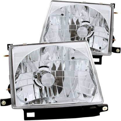 ANZO Crystal Headlight Set Chrome | Toyota Tacoma (97-00) (121132)