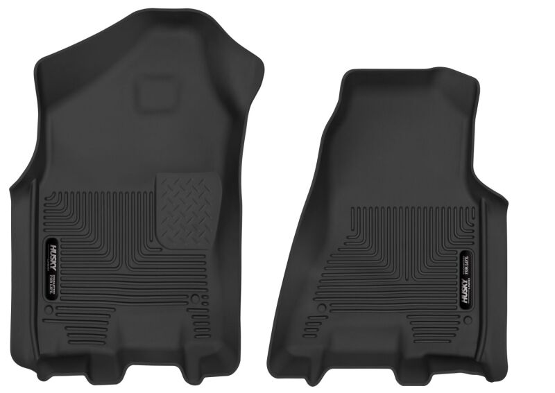 Husky Liners Black Front Row WeatherBeater Floor Liners: Ram 1500 2019-2025