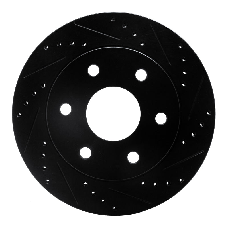 R1 Drilled & Slotted Rear Right Brake Rotor | Ford F-150 (21-25) (ECB-54289R)