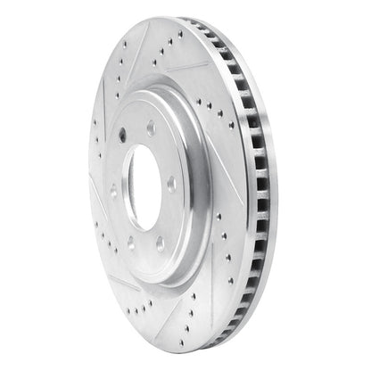 R1 21-25 Ford F-150 4WD Front Left Drilled & Slotted Silver Brake Rotor | Ford F-150 (21-25) (631-54287L)