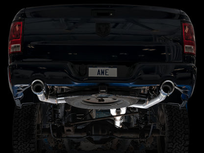 AWE 0FG Dual Rear Exit Catback Exhaust Chrome Silver Tips (REAR): Dodge & RAM Classic 1500 5.7L 2009-21