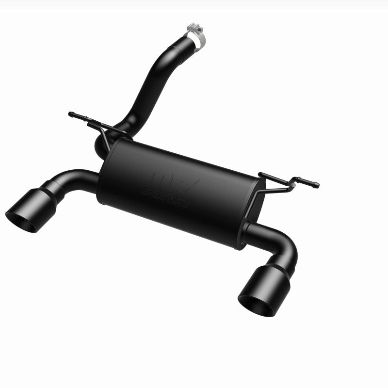 MagnaFlow Street Series Axle-Back Perf Exhaust Dual Black Tips (REAR): Jeep Wrangler JL 2018-2024 2.0/3.6L