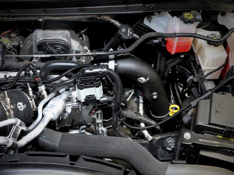 aFe BladeRunner 3in Aluminum Charge Pipe Kit | GM Diesel Trucks V8 6.6L L5P (20-21) (46-20444-B)