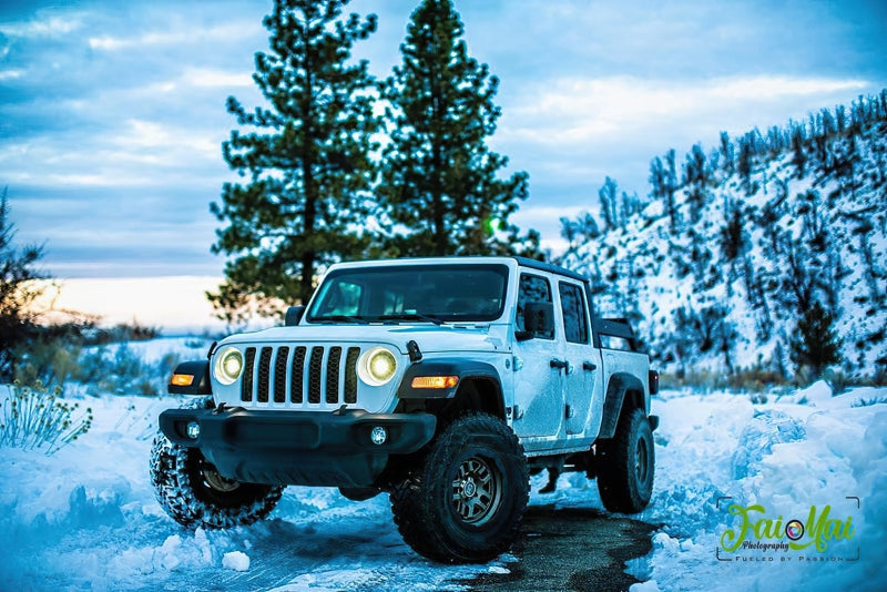 ORACLE Lighting Oculus Bi-LED Projector Headlights: Jeep Gladiator / Wrangler JL (18-24)