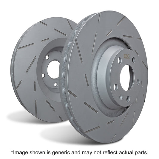 EBC USR Slotted Front Rotors (330x30mm) | 09-14 Cadillac Escalade 6.0 Hybrid