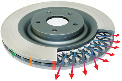 DBA Front 4000 Series Plain Rotor 6 Lug | Toyota Tacoma (05-22) (DBA42716)