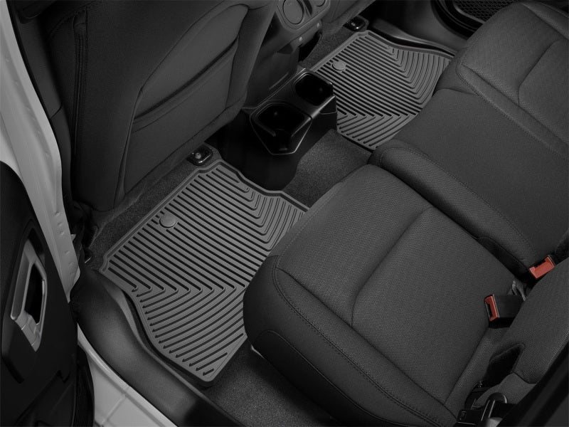 WeatherTech All-Weather Rear Floor Mats (Black): Jeep Wrangler 2018 - 2025