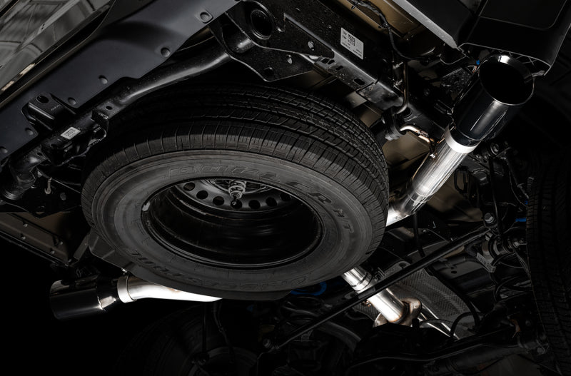 AWE Tread Edition Cat-Back Exhaust (Black Tips, Dual Exit): Jeep Gladiator 3.6L V6 2020 - 2025