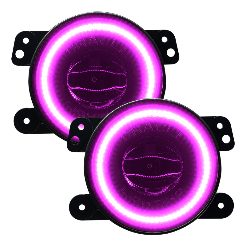 ORACLE Lighting Hi-Perf LED Fog Lights (FRONT): Jeep Wrangler / Gladiator (07-26) - Black