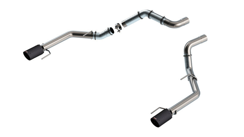 Borla 21-23 Ford Raptor 3in Tail Pipe Kit 4.5in Tip | F-150 Lightning (60727CFBA)