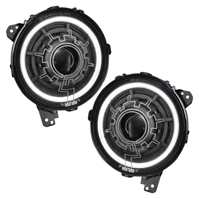 Oracle Lighting Oculus Bi-LED Projector Headlights: Jeep Wrangler (18-24) / Gladiator (20-24)