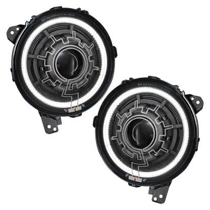 Oracle Lighting Oculus Bi-LED Projector Headlights: Jeep Wrangler (18-24) / Gladiator (20-24)