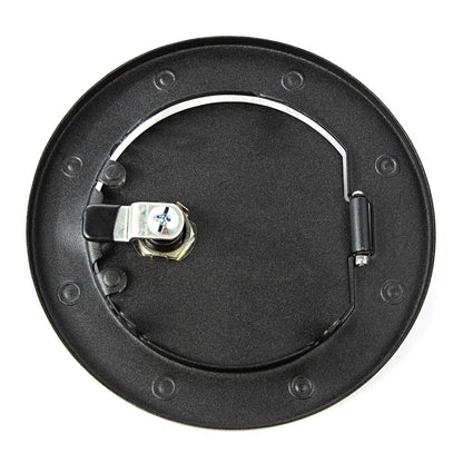 Rugged Ridge Textured Black Locking Gas Cap Door: Fits Most Jeep Wrangler Models (2007-2018)