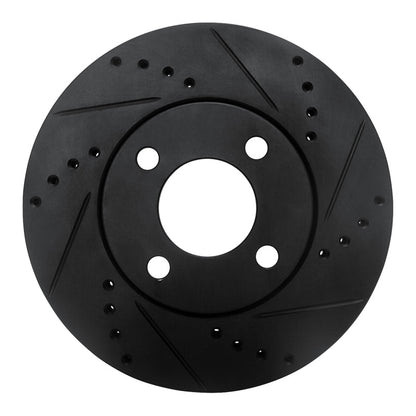 R1 90-91 Audi 90 Quattro Front Drilled & Slotted Brake Rotor | Ford Ranger (19-26) (ECB-73011R)
