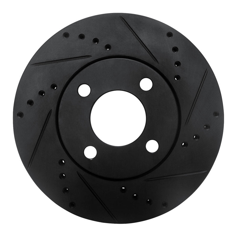 R1 90-91 Audi 90 Quattro Front Drilled & Slotted Brake Rotor | Ford Ranger (19-26) (ECB-73011R)