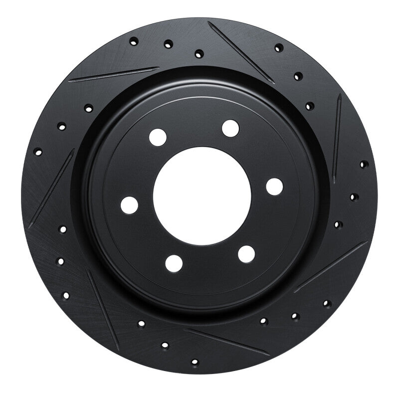 R1 Drilled & Slotted Rear Right Brake Rotor | Ford F-150 (21-25) (ECB-54289R)