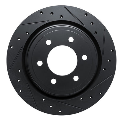 R1 Drilled & Slotted Rear Right Brake Rotor | Ford F-150 (21-25) (ECB-54289R)
