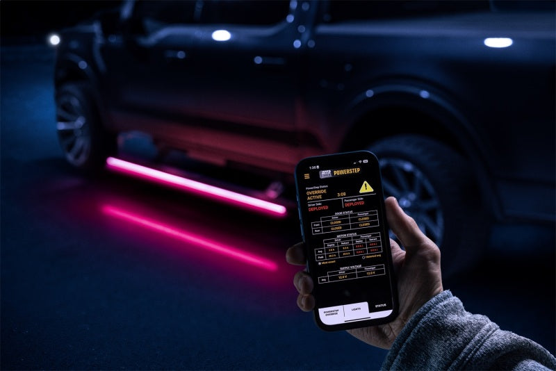 AMP Research 21-24 Ford F-150 PowerStep & LED Lighting | Ford F-150 (21-26) / Raptor (21-26) / Lightning (22+) (96152-01A)