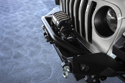 DV8 Offroad Mid-Width Winch Front Bumper: Fits Most Jeep Wrangler / Gladiator Models (2018-2026)
