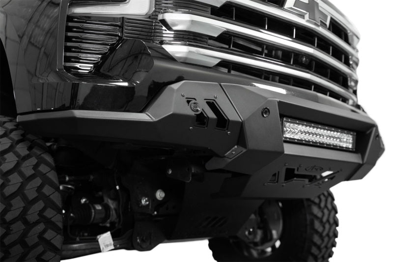 Addictive Desert Designs Black Label Front Bumper | Chevrolet Silverado 1500 (19-26) / Silverado ZR2 (22-26) (F140300010103)