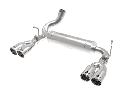 aFe Rebel Series 2.5" Axle-Back Exhaust Polished Tips (REAR): Jeep Wrangler JK 2007-2018 3.8/3.6L