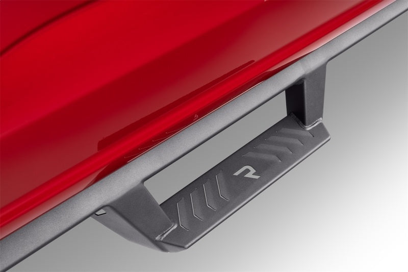 N-Fab EPYX Cab Length Drop Down Step System Textured Black: Jeep Wrangler (07-26)