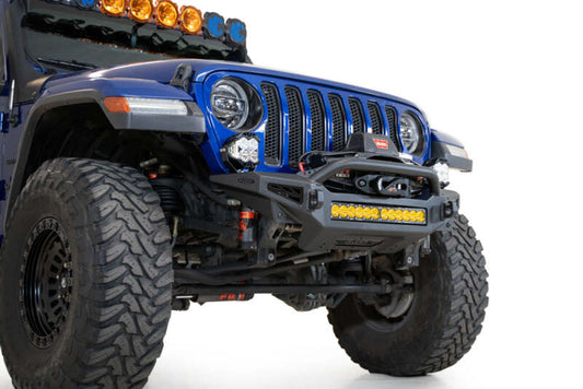 Addictive Desert Designs Front License Plate Mount: Jeep Wrangler (18-23) / Gladiator (20-23)