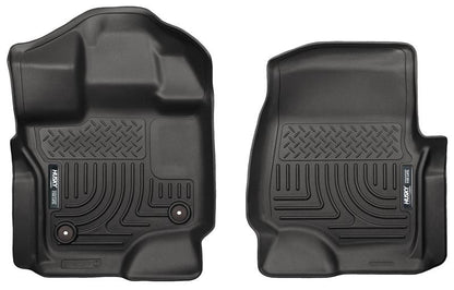 Husky WeatherBeater Front Floor Liners | Ford F-150 (15-23) / F-150 Raptor (17-20) / F-150 Lightning (22-26) (18361)