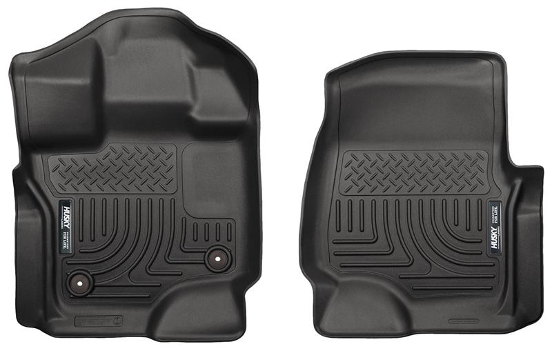 Husky WeatherBeater Front Floor Liners | Ford F-150 (15-23) / F-150 Raptor (17-20) / F-150 Lightning (22-26) (18361)