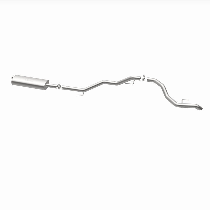 MagnaFlow 2.5in Rock Crawler Series Stainless Steel Cat-Back Exhaust Single Rear Exit: Jeep Gladiator 2020-2024