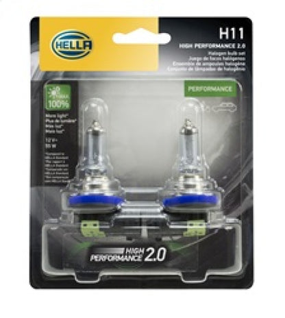 Hella H11 12V 55W PGJ19-2 HP2.0 Performance Halogen Bulb | Ford Ranger (19-26) (H11 2.0TB)
